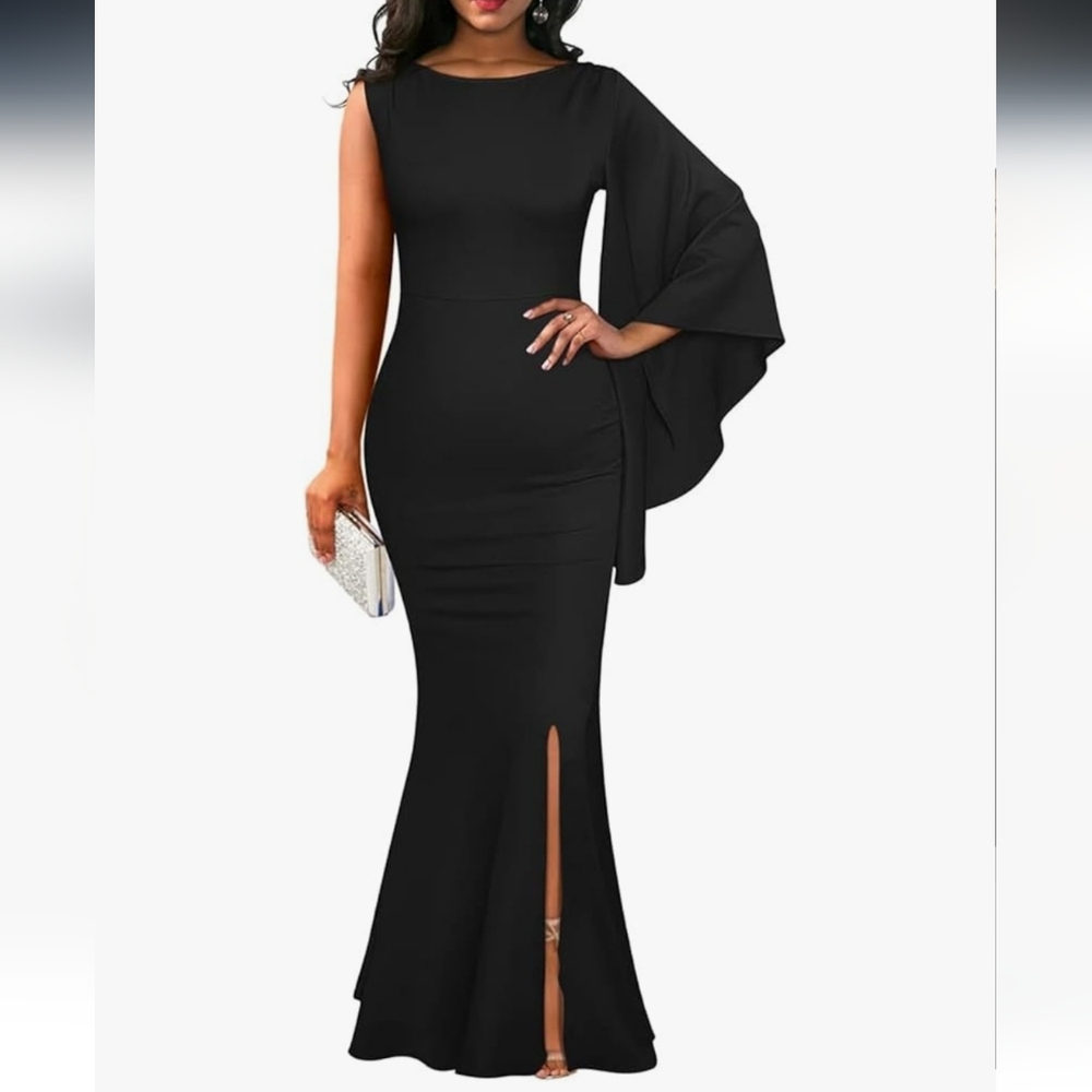 Elegant Black Evening Gown
